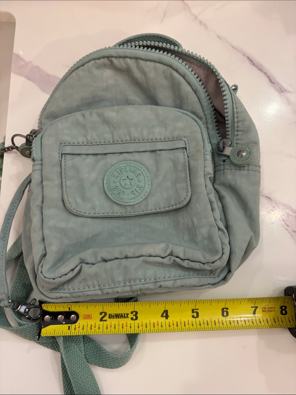 Kipling Mini Backpack in Mint - Picture 4 of 5